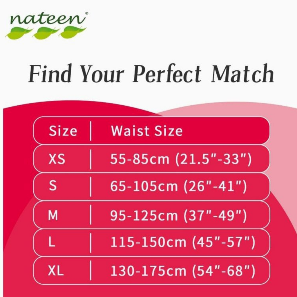 Nateen Combi Plus Adult Diaper – Clothlike Backsheet, Wetness Indicator, Leak Guard, Elastic Waistband, Velcro Tape & 2450ml Absorbency